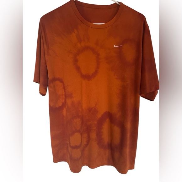 Men’s Nike orange tie dye T-shirt - Picture 1 of 2